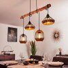 Ramon Pendant Light Light wood, black, 4-light sources