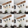 Gnitteryd Pendant Light brown, Light wood, black, 4-light sources