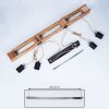 Gnitteryd Pendant Light brown, Light wood, black, 4-light sources