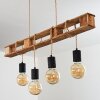 Gnitteryd Pendant Light brown, Light wood, black, 4-light sources