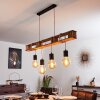 Gnitteryd Pendant Light brown, Light wood, black, 4-light sources