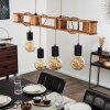 Gnitteryd Pendant Light brown, Light wood, black, 4-light sources