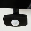 Krokane Outdoor Wall Light LED black, white, 1-light source