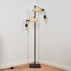 Hautahi Floor Lamp grey, Light wood, 2-light sources