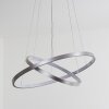 Canisteo Pendant Light LED silver, 2-light sources, Remote control, Colour changer