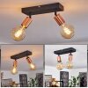 Tulla Ceiling Light copper, black, 2-light sources