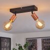 Tulla Ceiling Light copper, black, 2-light sources