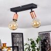 Tulla Ceiling Light copper, black, 2-light sources