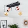 Tulla Ceiling Light copper, black, 2-light sources