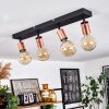 Tulla Ceiling Light copper, black, 4-light sources