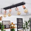 Tulla Ceiling Light copper, black, 4-light sources