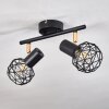 Palmira Ceiling Light gold, black, 2-light sources
