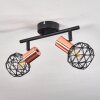 Palmira Ceiling Light copper, black, 2-light sources