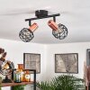 Palmira Ceiling Light copper, black, 2-light sources