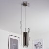 Vimodrone Pendant Light matt nickel, 1-light source
