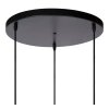 Lucide GOSSE Pendant Light black, 3-light sources