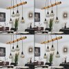 Seegaard Pendant Light Light wood, black, 4-light sources