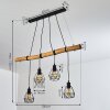 Seegaard Pendant Light Light wood, black, 4-light sources