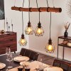 Seegaard Pendant Light Light wood, black, 4-light sources