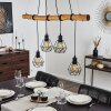Seegaard Pendant Light Light wood, black, 4-light sources