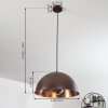 Cigliano Pendant Light rust-coloured, 1-light source