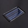 Sciolze solar light black, transparent, clear, 2-light sources