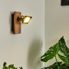 Giresta Wall Light LED brown, black, 1-light source