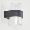 Cesta Outdoor Wall Light LED black, 2-light sources