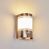 Visnum Outdoor Wall Light matt nickel, white, 1-light source, Motion sensor