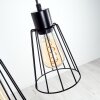 Canedo Pendant Light grey, black, 3-light sources