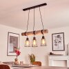 Canedo Pendant Light grey, black, 3-light sources