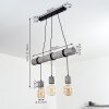 Canedo Pendant Light grey, black, 3-light sources