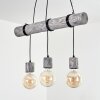 Canedo Pendant Light grey, black, 3-light sources