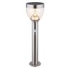 Globo solar light LED stainless steel, 20-light sources, Motion sensor