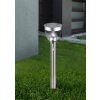 Globo solar light LED stainless steel, 20-light sources, Motion sensor