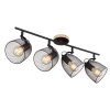 Globo JOSINA Spotlight brown, 4-light sources