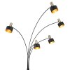 Globo SWINNI Floor Lamp black, 5-light sources