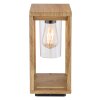 Globo CANDELA pedestal light Dark wood, 1-light source