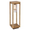 Globo CANDELA pedestal light Dark wood, 1-light source