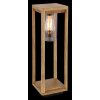 Globo CANDELA pedestal light Dark wood, 1-light source