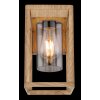 Globo CANDELA Outdoor Wall Light Dark wood, 1-light source