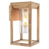 Globo CANDELA Outdoor Wall Light Dark wood, 1-light source