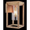Globo CANDELA Outdoor Wall Light Dark wood, 1-light source