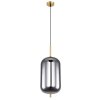 Globo BLACKY I Pendant Light brass, 1-light source