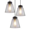 Globo GUMBA Pendant Light black, 8-light sources
