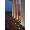 Konstsmide Mini recessed ground light silver, 6-light sources