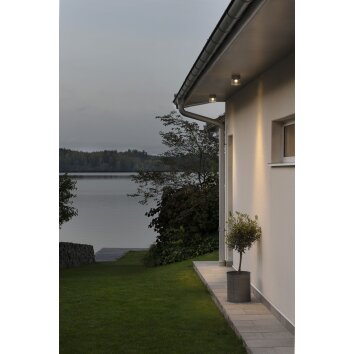 Konstsmide Varese outdoor ceiling light LED anthracite, 1-light source