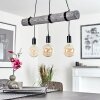 Canedo Pendant Light grey, black, 3-light sources