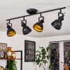 Tita Ceiling Light black, 4-light sources