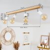 Musland Ceiling Light brown, chrome, 4-light sources